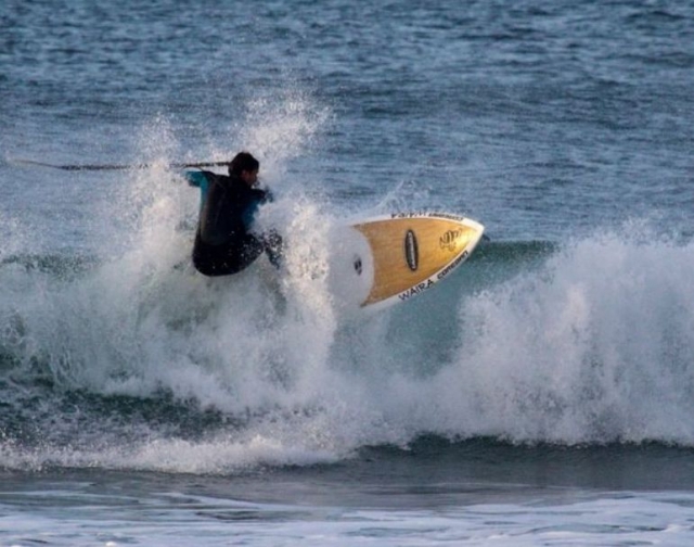 Trabajando la tecnica del surf